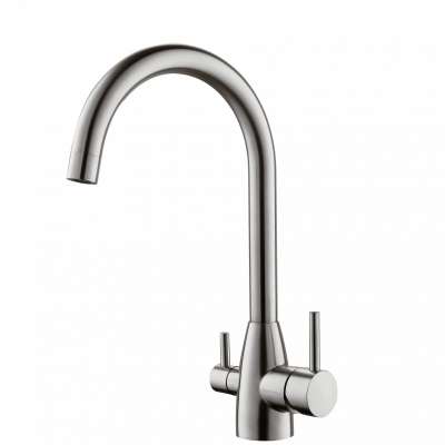 304 Stainless Steel Hot Sale 3 Way Kitchen Faucet With Water Filter Hot Cold filter Taps