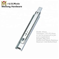 Kitchen Cabinet Accessories Ball Bearing Tool Box Drawer Slide Jig 4510 /Furniture Slide Rail/Telescope 400mm